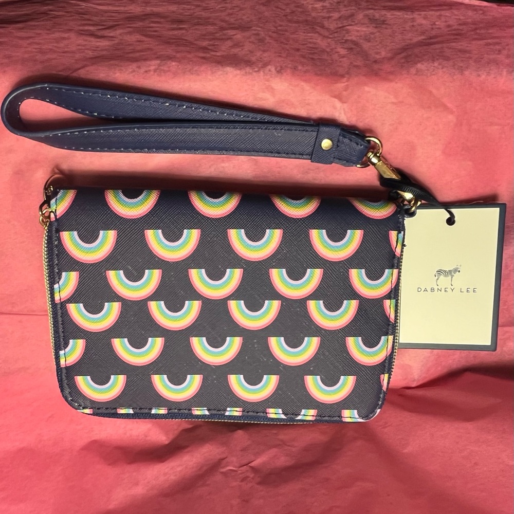 Dabney Lee Multicolor Wristlet Clutch